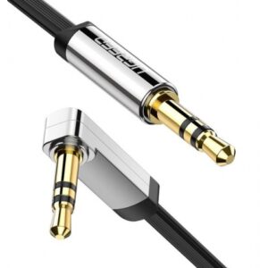 Cabo Áudio Auxiliar P2 Stereo Plug 90 graus 3 Metros