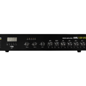 Amplificador de som profissional 120W USB bluetooth - AML 120 USB
