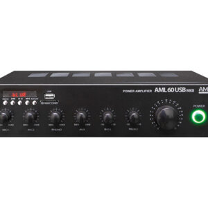 Amplificador de som profissional 60W bluetooth - AML 60 USB MKII