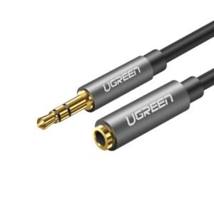 Cabo Extensão Fone De Ouvido P2 Stereo Macho-Fêmea 5 Metros UGREEN