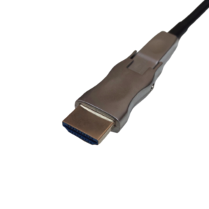 Cabo HDMI Fibra Óptica - 20 Metros 2.0 4K Preto Ponta Destacável