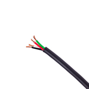 Cabo PP 4X1,5 - Preto Rolo 100 Metros
