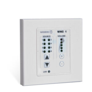 Painel de parede remoto com seletor de fonte e controle de volume - WNC 1