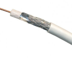 Cabo Coaxial - RGC6 75 OHMS Branco Carretel 300 Metros