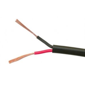 Cabo PP 2X2,5 - Preto Rolo 100 Metros