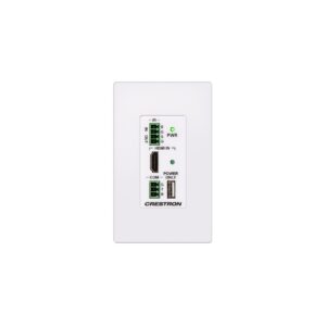 HD-TXC-101-C-1G-E-WT DM LITE–Extensor HDMI,IR,RS232 TX parede branco CRESTRON