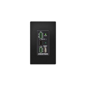 HD-TXC-101-C-1G-E-BT DM LITE - Extensor HDMI,IR,RS232 TX parede preto CRESTRON