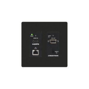 HD-TX-201-C-2G-E-B-T / TX 2X1 VGA+AUDIO - HDMI parede (preto) CRESTRON