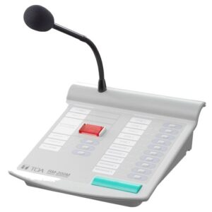 Microfone remoto com seletor de zonas RM-200M para séries VM-2000 e VM-3000